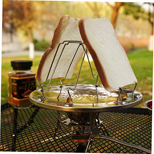 LIFKOME Portable Toast Rack Stainless Steel Outdoor Grill Topper Grate for Baking
