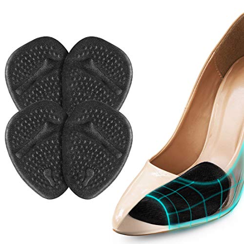 Haofy Almohadilla De Gel Para El Metatarso, Almohadillas para los pie del Antepié Almohadillas Metatarsales para Zapatos con Tacón Alto, Antideslizante Plantillas de Zapatos