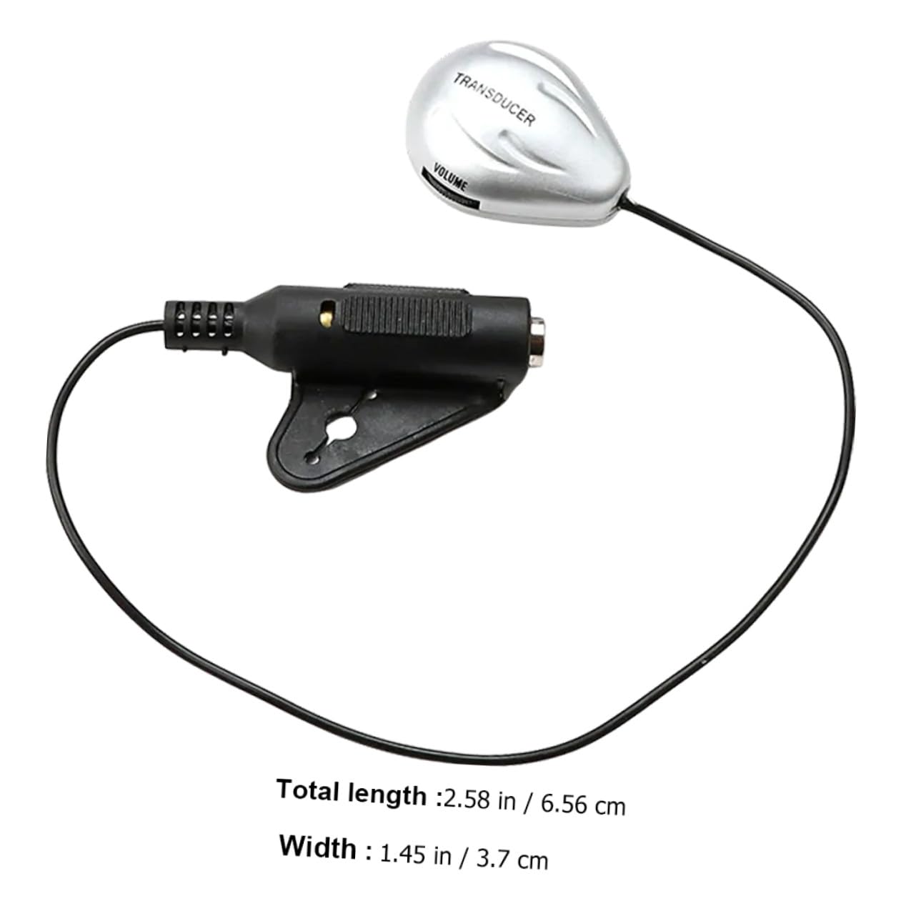 Supvox 3stücke Akustischer Gitarren-pickup Mit Volumenregelung Piezoelektrischer Mikrofon-tonabnehmer Installieren Für Folk-gitarre Und Ukulele Präzise Klangerfassung Gitarrenzubehör