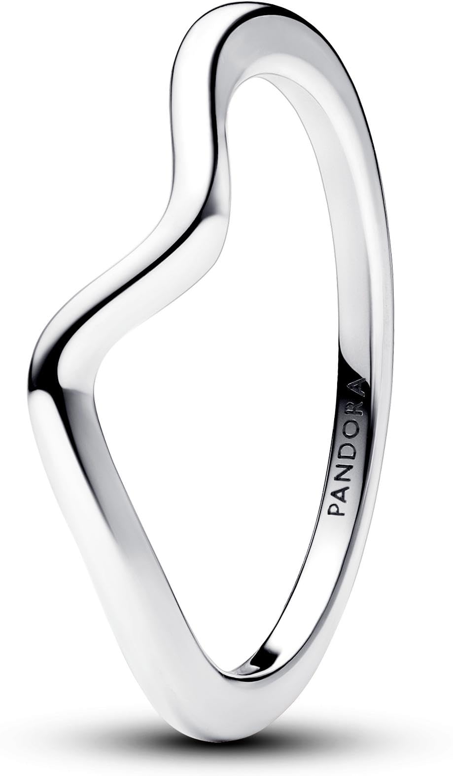 Pandora Polierte Welle Ring 193095C00 womans ring