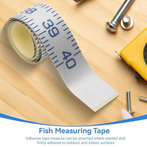Cinta métrica adhesiva para pesca 40 pulgadas resistente al agua miniatura 2
