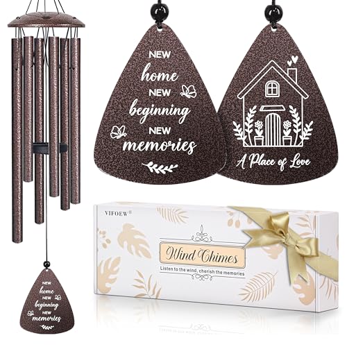 House Warming Gifts New Home, 32' Bronze Wind Chimes Housewarming Gifts, New Home Gift...