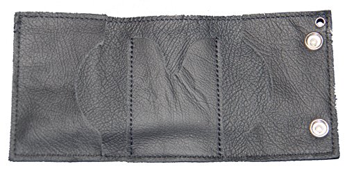 Custom Original Black Trifold Chain Wallet. MADE IN USA3