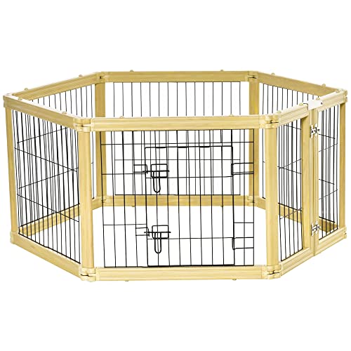FXW AuraSpace Laufstall Für Welpen & Kleine Hunde – 10 Acryl-Paneele, 61 Cm Hoch, Weiß, Sicher & Freistehend