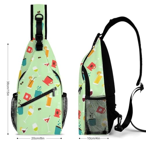 Bolso bandolera unisex ligero para hiking y viaje miniatura 2