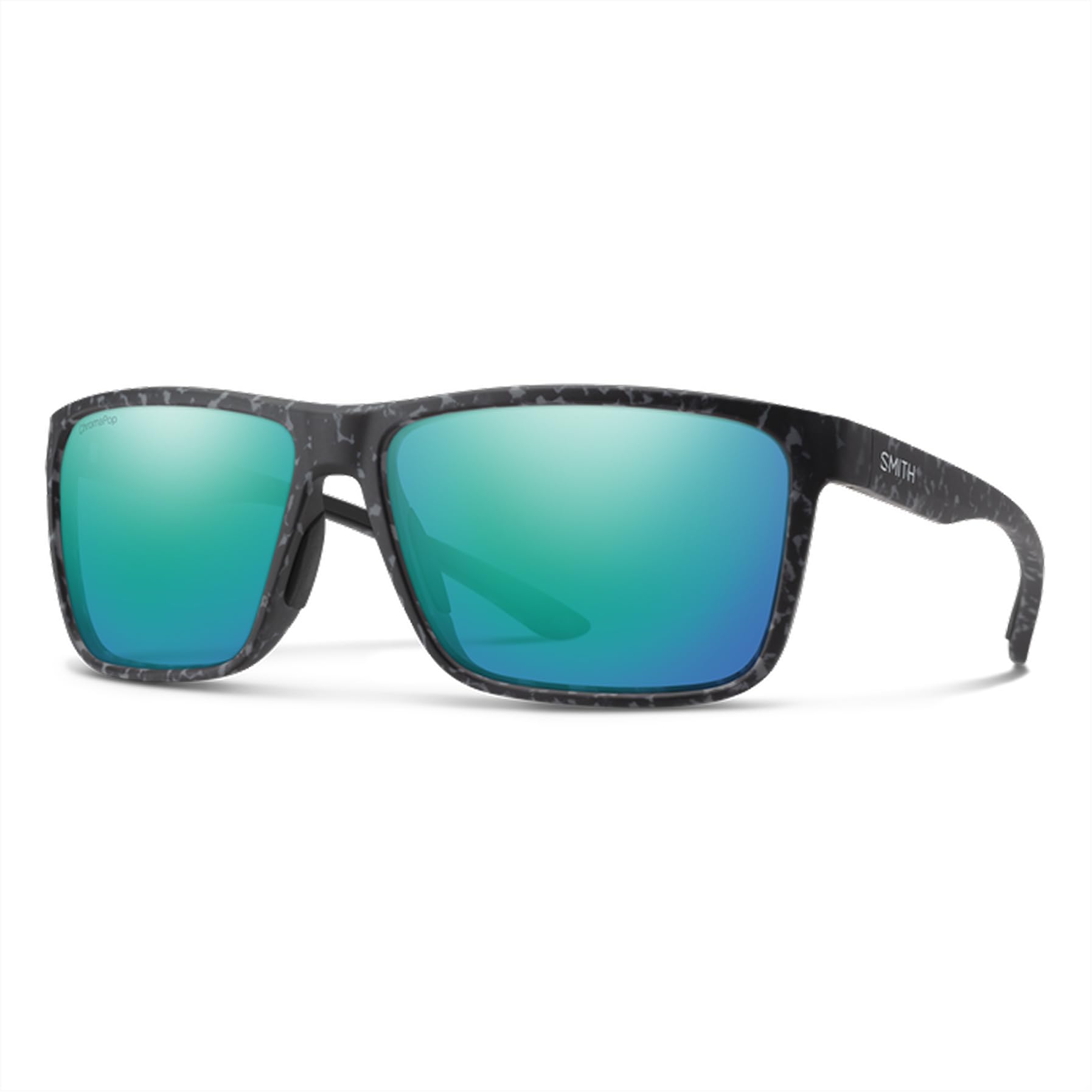 SMITH Riptide Sunglasses with Chromapop Lenses - Polarized Sunglasses - for Men &amp; Women - Matte Ash Marble ChromaPop Glass Polarized Opal Mirror