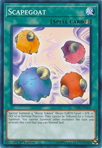 Yu-Gi-Oh! - Scapegoat - SDPL-EN025 - Common - 1st Edition
