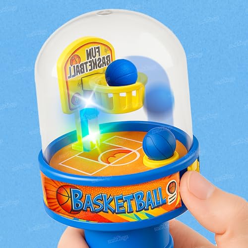 Image of Zest 4 Toyz Mini Finger Basketball Shooting Game Toy for Kids Handheld Mini Basketball Game Indoor Games Toy for Boys & Girls Toy Birthday Gift for Kids - Assorted (Pack of 1)