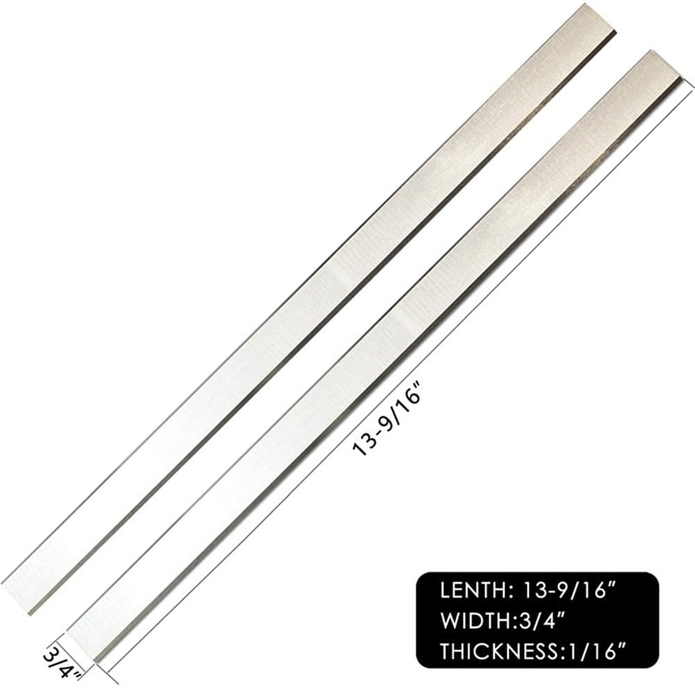 2 Piezas Cuchillas De Repuesto Para 22-540 22-547 Tp300 708522 | Cuchillos de acero rápido HSS de 12,5 pulgadas de largo, para JWP-12-4P 233780