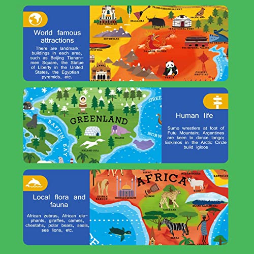 Mappa Puzzle,100 pezzi puzzle mappa del mondo