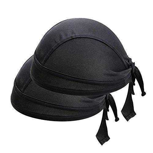 Bandana Ciclismo Traspirante 2 Pezzi - Asciugatura Rapida, Protezione UV, Per Sport E Sottocasco, Grigio E Blu - Foto 5