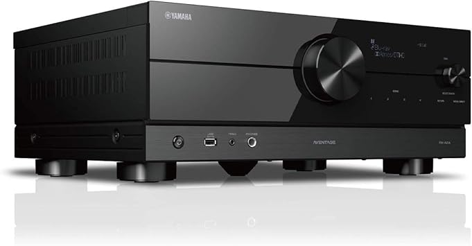 Yamaha RX-A2A AVENTAGE 7.2-Channel AV Receiver 8K and 4K/120 HDMI, eARC, Dolby Atmos, DTS:X, Wi-Fi, Bluetooth, MusicCast