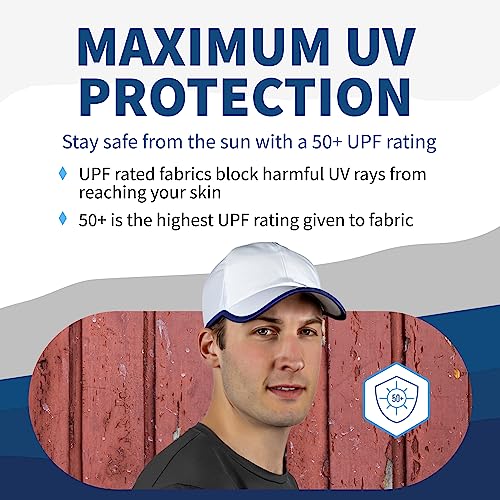 Image of TrailHeads Men's Running Hat with UV Protection | Quick Dry Sports Hats for Men | UPF 50 Hats | Summer Hats for Men