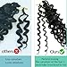 New Gogo Curl Crochet Hair Pre Looped 8 Packs Pre Twisted Curly Crochet Hair for Black Women Beach Curl Wave Crochet Synthetic Hair Extensions (14 Inch (Pack of 8) 1B#）