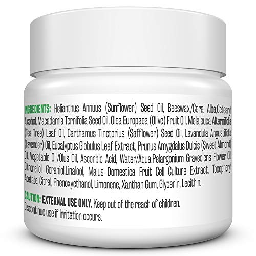 M3 Naturals Natural Antifungal Tea Tree Balm Infused with Stem Cell Powerful Skin Cream for Athletes Foot, Eczema, Toenail Fungus, Jock Itch and Ringworm Treatment, Anti Itch Relief 2 oz - Thumbnail 7