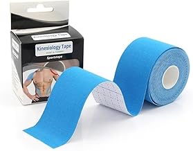 Waterproof Kinesiology Tape (5 m X 5 cm) Latex Free Breathable Athletic Sports Tape For Injury, Muscle Support, Pain Relief, Joint Support And Physiotherapy