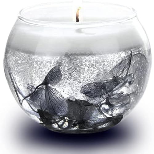 Miniatura 1 de Vela perfumada con flor seca en el interior vela de aromaterapia para regalos de cumpleaños para mujeres día de San Valentín aniversario vela de