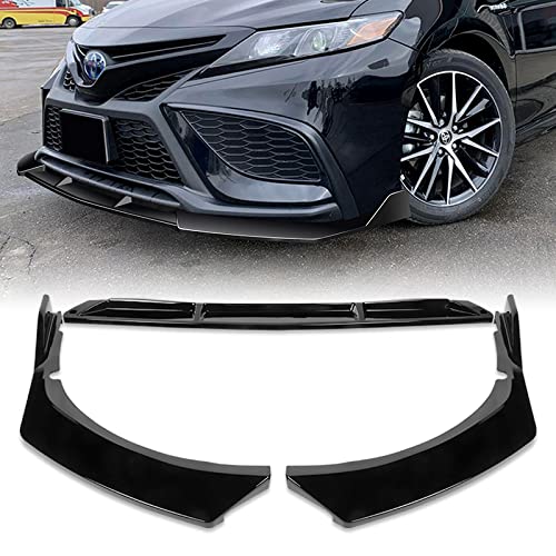 2023 Camry Body Kit Amazon Com Driftx Performance 3pcs Front Bumper Lip Kit Fit For Compatible With 2021 2022 Toyota Camry Se Stp Style Splitter Trim Protection Spoiler Air Dam Chin Diffuser Painted Black Automotive