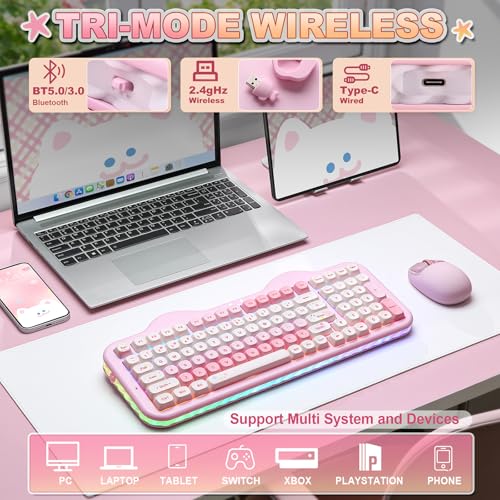 Mechanical Keyboard Wireless Hot-Swappable