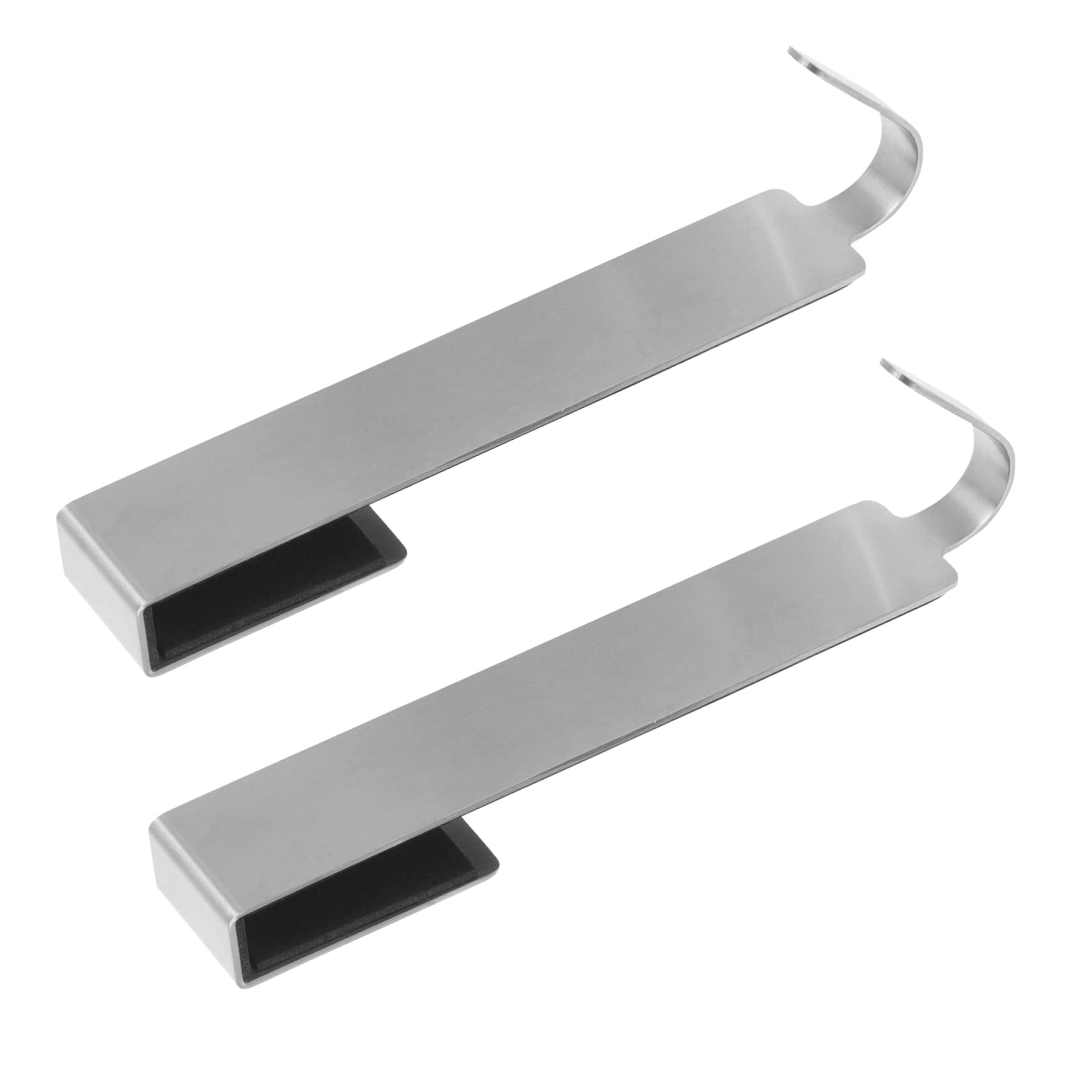 VASDEV Percha de Metal 10 Piezas Gancho de gabinete Ganchos de Acero Inoxidable Ganchos para Colgar Ropa Ganchos para Puerta de Dormitorio Ganchos sin Perforaciones Gancho para Armario To