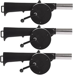 Yardwe 3Pcs Soprador Manual Ferramentas De Combustão De Churrasco Ventilador Portátil Pequeno Ventilador Portátil Ventilador De Fogo Manual Ventilador De Churrasco Portátil Ventilador