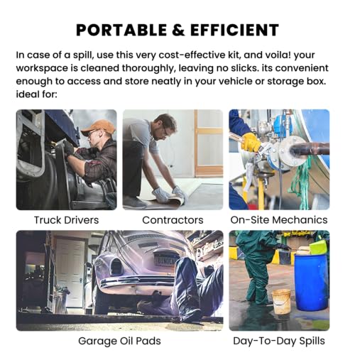 Image of 5-Gallon Spill Kit Container with Lid for Oil, Hazardous, and Bodily Fluid Cleanup
