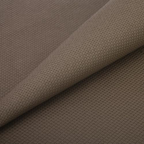 Image of Aida Cloth 14 Count Cross Stitch Fabric,19x28inch (14CT,Coffee)