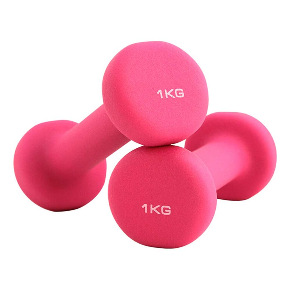 Sports Life Dumbbell One Pair of Pink Girl Dumbbells Outdoor Fitness  Equipment Tool Sport Exercise Schoolgirl Small Dumbbell