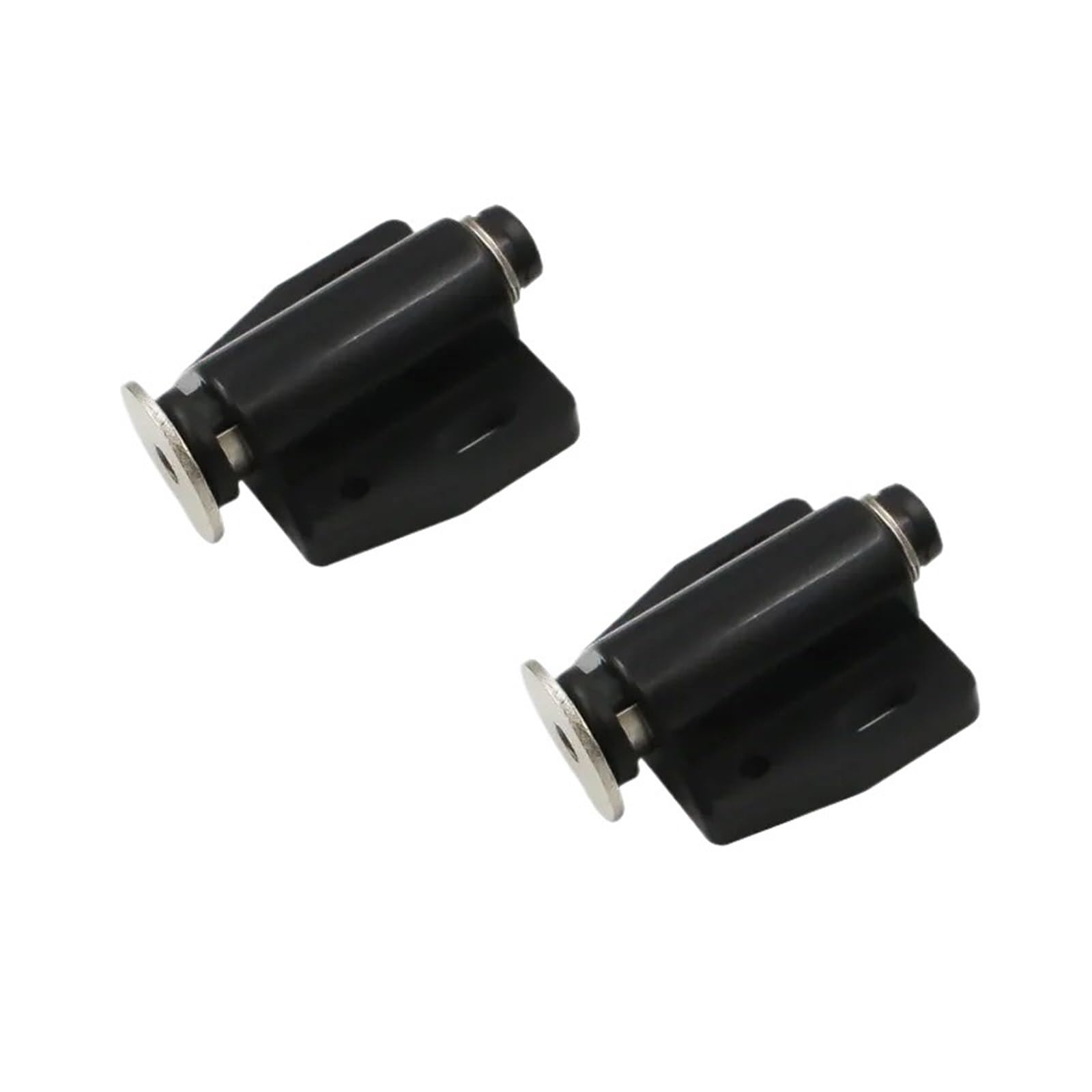 Zuxwux 2Pcs Cabinet Push Latch 2/6Pcs Cabinet Furniture Door Closer Rebound Suction For Cabinets Wardrobes(2Pcs)