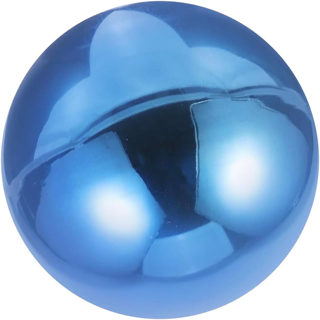 Stainless Steel Gazing Ball for Garden Decor | 4.72 Inch Mirror Reflective Hanging Ball for Outdoor Spaces | Metal Gazing Balls for Garden Decoration(Blue)