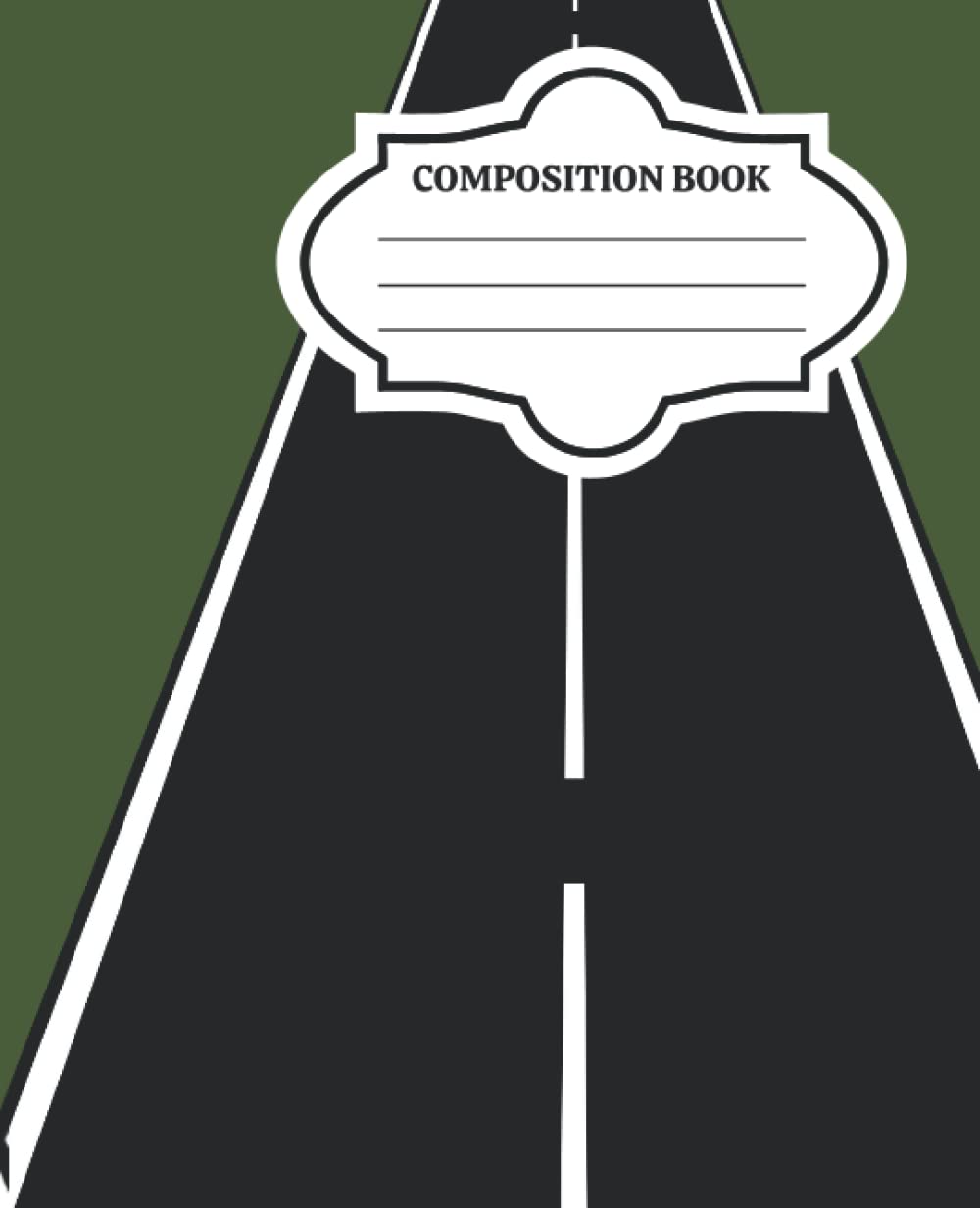 Highway 101 Freeway Inspired Composition Notebook!: Blank Paperback Book Wide Ruled 7.5" x 9.25" 120 Pages For YA, Teenagers, Adults!