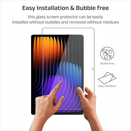 Image of newtechno Premium Tempered Glass for Xiaomi Pad 8 /8 Pro / 7 /7 Pro 11.2 inch Tempered Glass Screen Guard for Xiaomi Mi Pad 8 /8 Pro / 7 /7 Pro 11.2 inch Anti-Scratch & Smudge Proof and Easy Installation