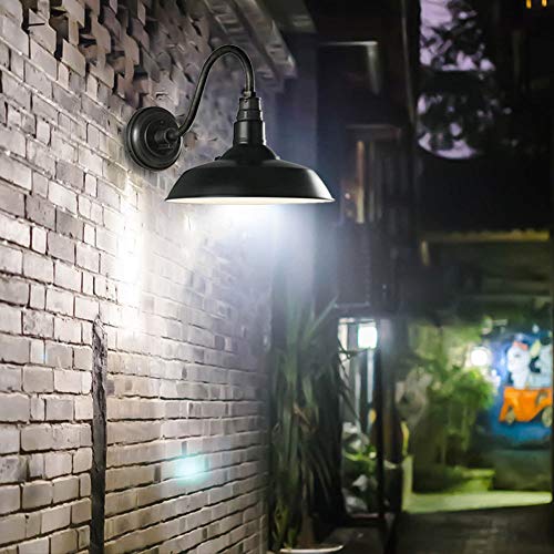 Lampe extérieure LED et applique murale industrielle pour mur de terrasse