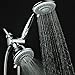 Hotel Spa AquaStorm 30-Setting SpiralFlo 3-Way High Pressure Luxury Shower Head/Handheld Showerhead Combo with Water Saving Economy Mode/Chrome