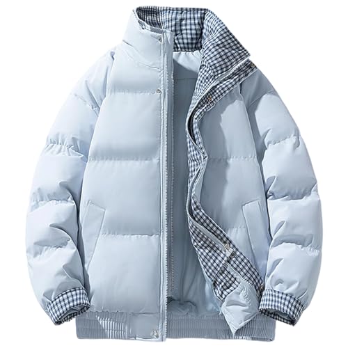 Chaqueta acolchada de cuello alto para hombre abrigo grueso de invierno cómodo