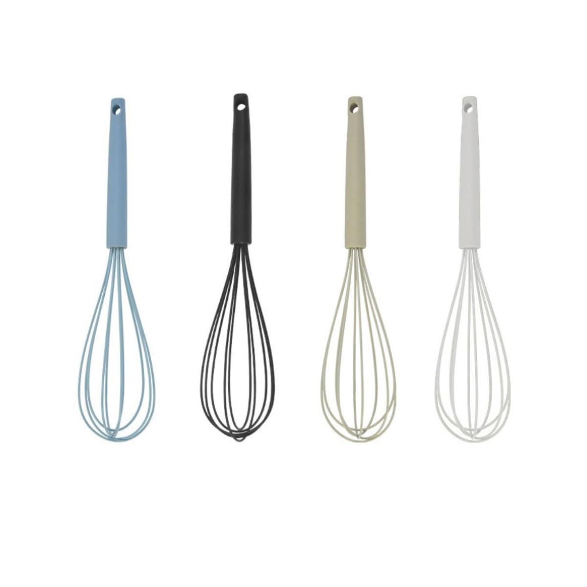 Varillas de Batir para Cocinar Batidor De Huevos De Silicona, Batidor De Huevos Manual For El Hogar, Cocina, Restaurante, Batidor De Manivela Huevos, Espumar, Batir(Beige)