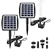 Ankway Solar Water Pump Kit 1.2W 3M/9.8ft Wire Length Solar Power Water Water Pump Kit