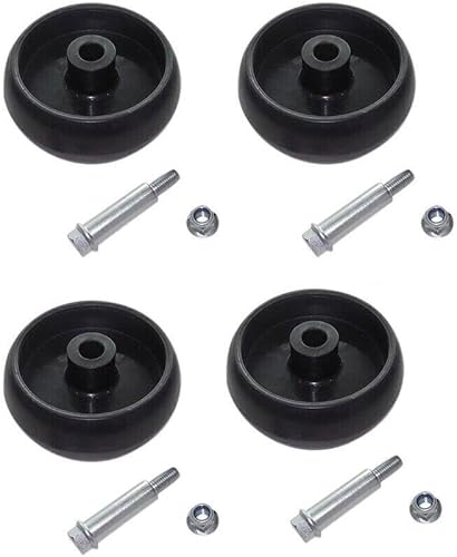 MaxLLTo Paquete de 4 ruedas de repuesto GX10168 para John Deere S100-S240 Z225 Z245 Z425 GX21012 14M7400 (0.63 pulgadas de diámetro interior x 5