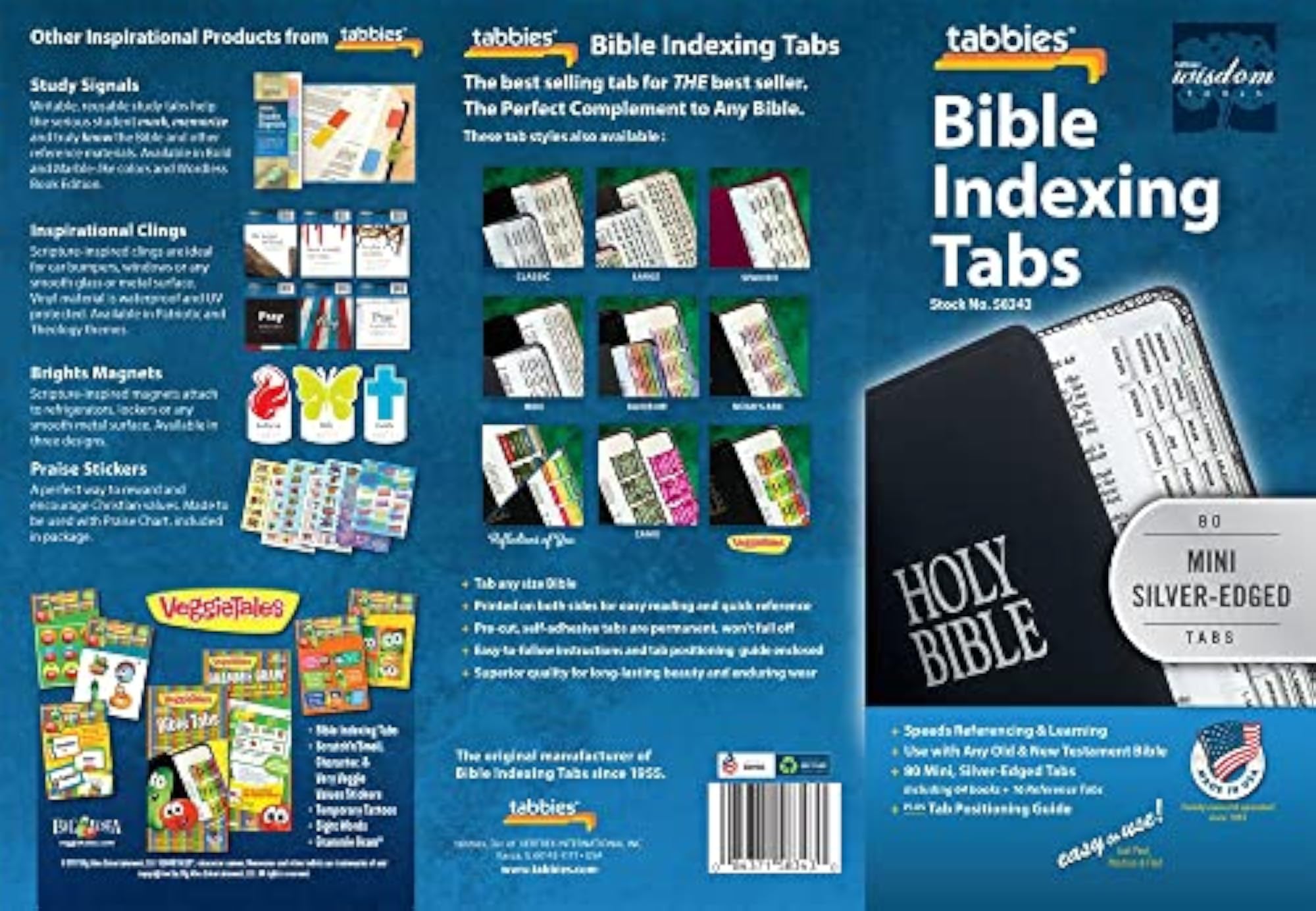 Mini Protestant Bible Tabs for Easy Navigation