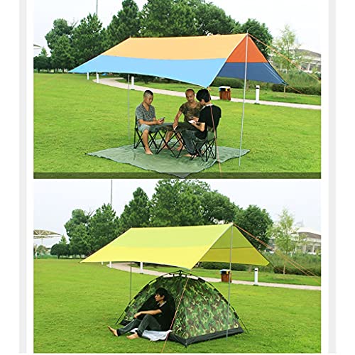 Toldo camping con postes lona impermeable para hamaca exterior 4