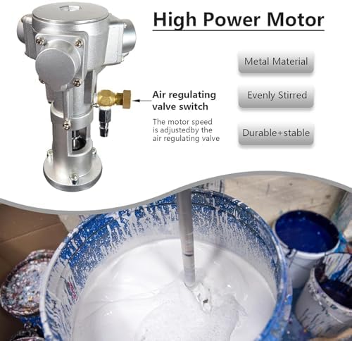 IBC Electric Pneumatic Paint Mixer Machine, 1000L Air Agitator for Coatings, Inks & Chemicals, Automatic Stirring for IBC Tanks – Ideal for Efficient Mixing