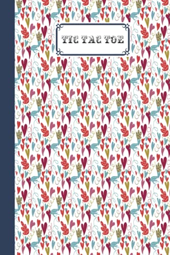 Tic Tac Toe: Games Fun Activities for Kids / Paper & Pencil Workbook for Games, Smart gifts for Family | hearts Cover by Monica Pietrobon-Victoria image 2