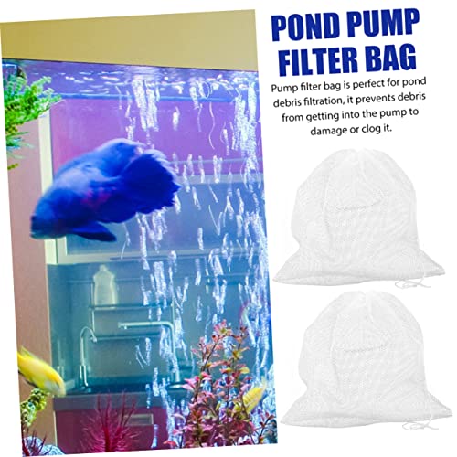 Bolsas filtrantes para bomba de acuario POPETPOP 2 piezas miniatura 5