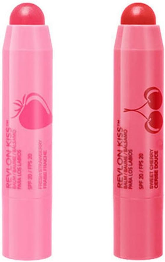 Revlon Kiss Balm DUO PACK - fresh strawberry/sweet cherry #025/030