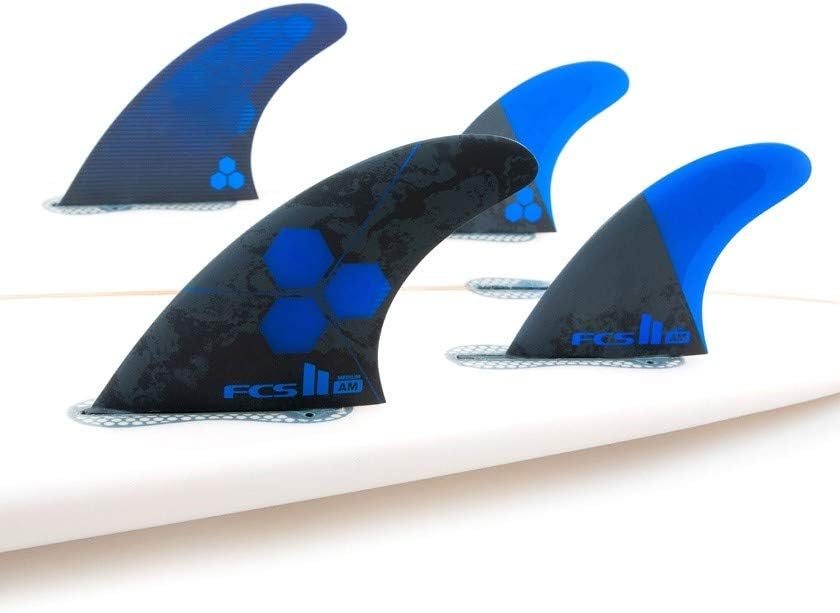FCS II AL MERRICK MEDIUM COLBALT TRI-QUAD FINS