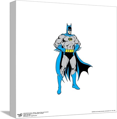 Miniatura 17 de Trends International Gallery Pops DC Comics Batman - Póster de pared de Batman New Look para pared, 12 x 12 pulgadas, versión enmarcada en blanco