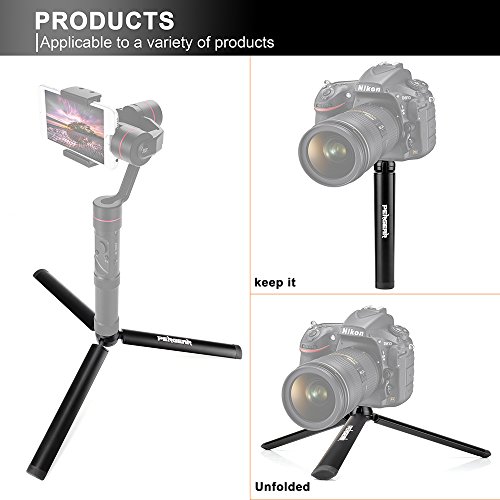 Pergear Mini tripé de alumínio para Zhiyum Crane V2 Zhiyun Crane-M Zhiyun Smooth Q Zhiyun Smooth 3 I
