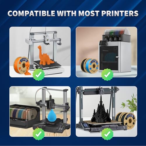 Image of OVERTURE PLA Plus (PLA+) Filament 1.75mm, Stronger & More Durable, Professional Toughness 3D Printer Filament 1kg (2.2lbs), High Precision + /- 0.02mm, Tangle-Free (Chocolate)