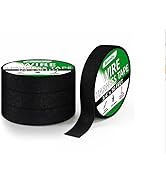 RED WOLF Wire Loom Harness Cloth Tape Electric Self-Adhesive Fabric Tape High Temp 3