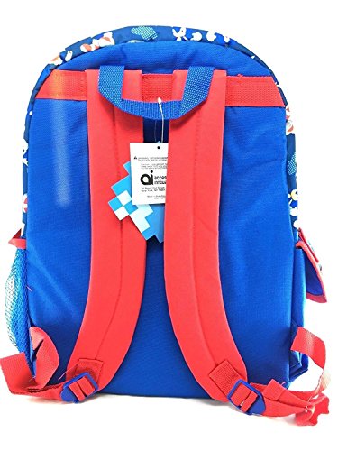 Sonic Team Tail, Shadow, Knuckles 12" Small Backpack3